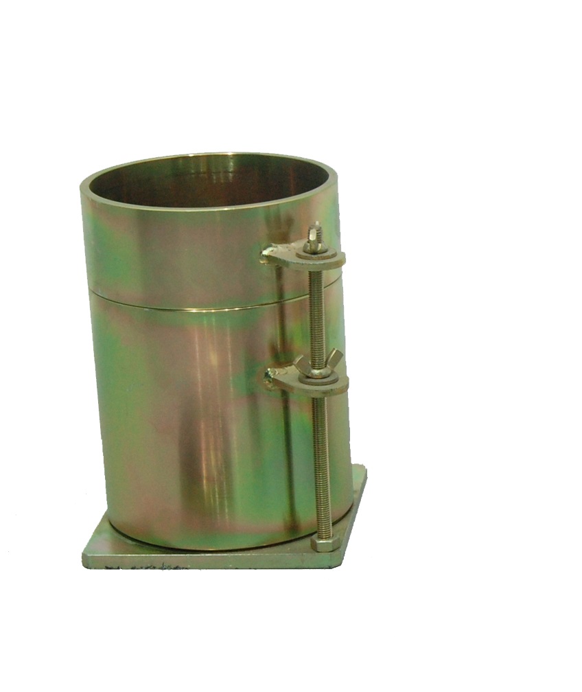 CBR MOULD-MILD STEEL-150MM DIA-WITH COLLAR AND BASE PLATE